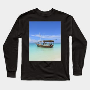 Kilimanjaro Boat in Zanzibar Long Sleeve T-Shirt